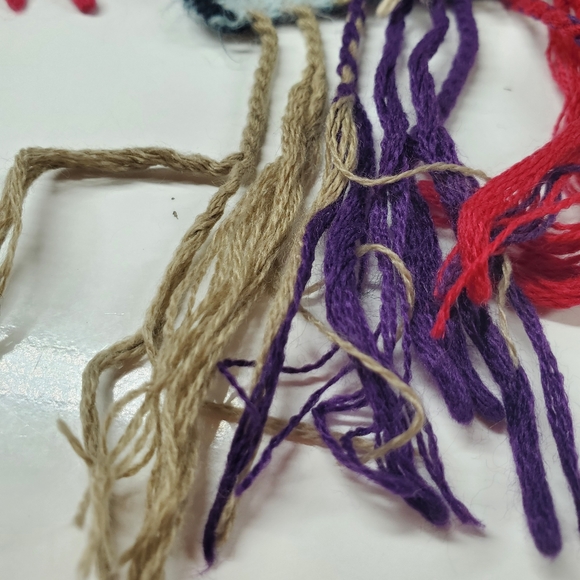 Cashmere Checkered Multicolored Scarf - Picture 3 of 6